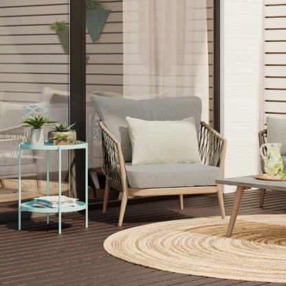 Home Chair in Sand Drift Polyester