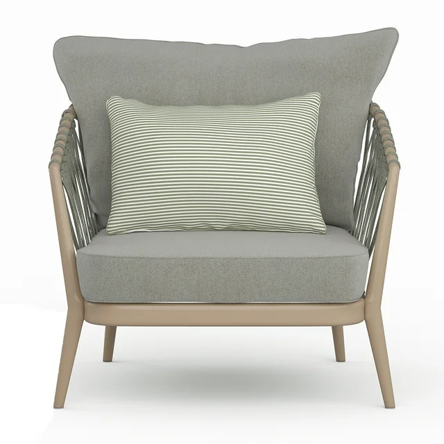 Home Chair in Sand Drift Polyester