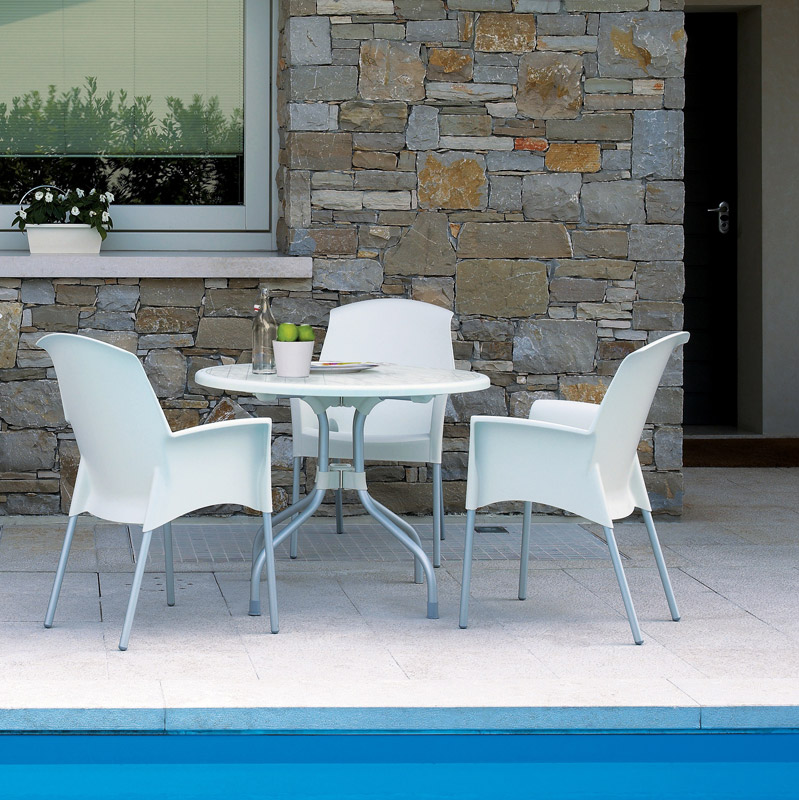 Chair with Armrests Super Fireproof Light Gray