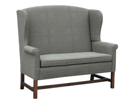 Amish Handmade | American Primitive | Made to Order | 56" Library Settle