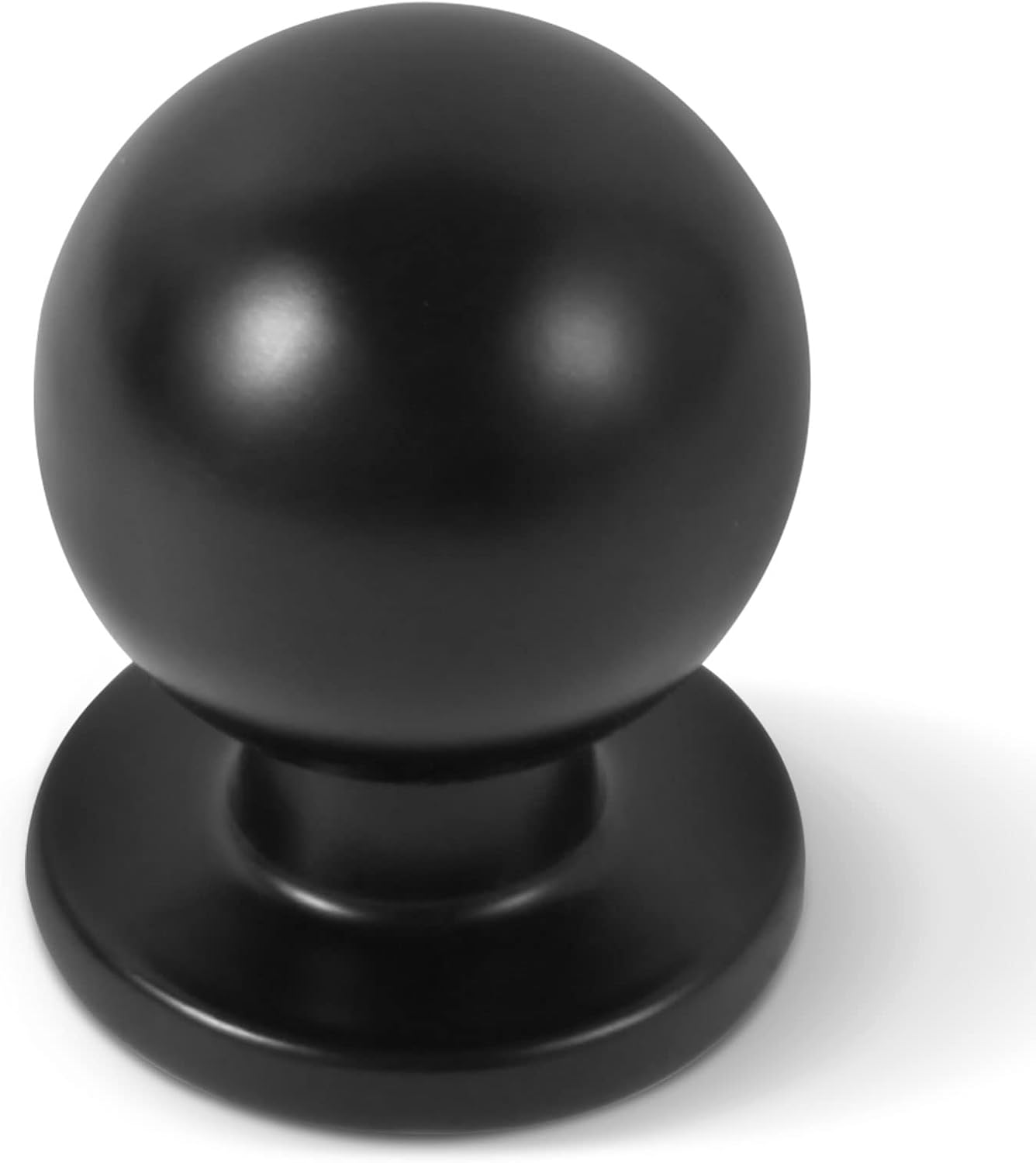 25 Pack 1 Inch (25mm) Kitchen Cabinet Knobs Dresser Knobs Matte Black Solid Knobs Drawer Pulls Door Knobs Dresser Drawer Handles Knobs for Dresser Drawers