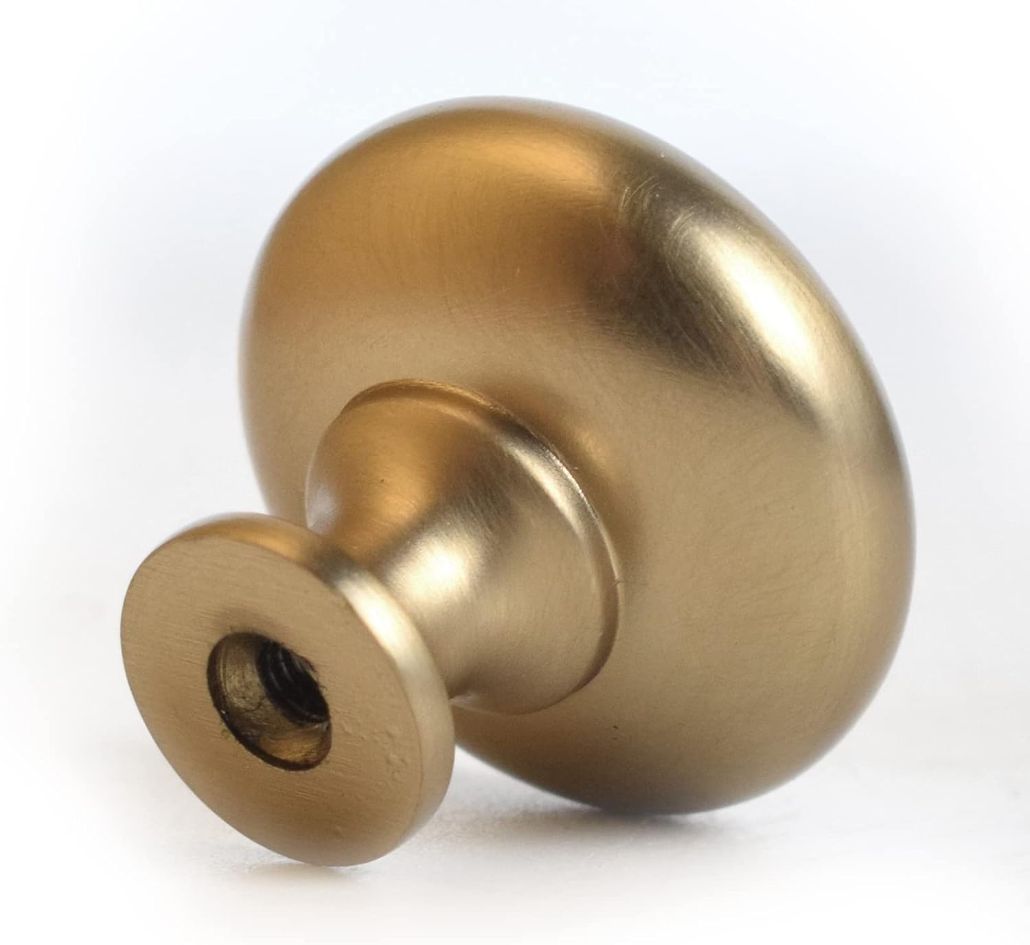 1-1/4" Champagne Bronze Zinc Alloy Cabinet Knobs - Single Hole Center Kitchen Cabinet Pull Hardware for Bedroom