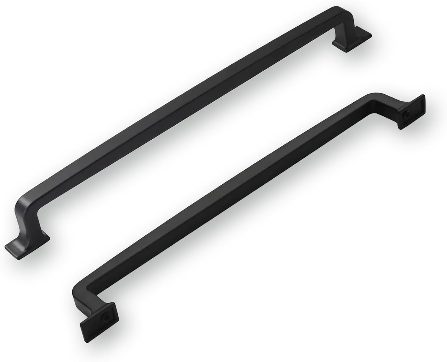10 Pack 8 Inch Cabinet Handles - Matte Black Cabinet Pulls and Drawer Handles