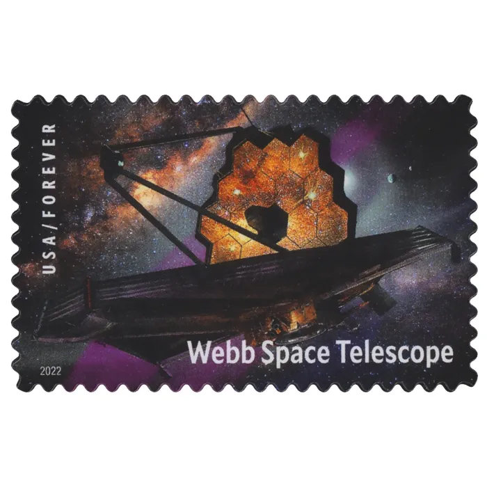 US 2022, James b Space Telescope Stamps