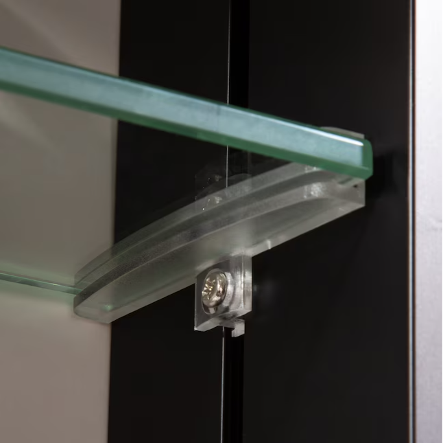 20-in x 26-in Surface/Recessed Mount Polished Mirrored Soft Close Medicine Cabinet