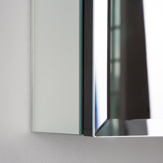 20-in x 26-in Surface/Recessed Mount Polished Mirrored Soft Close Medicine Cabinet
