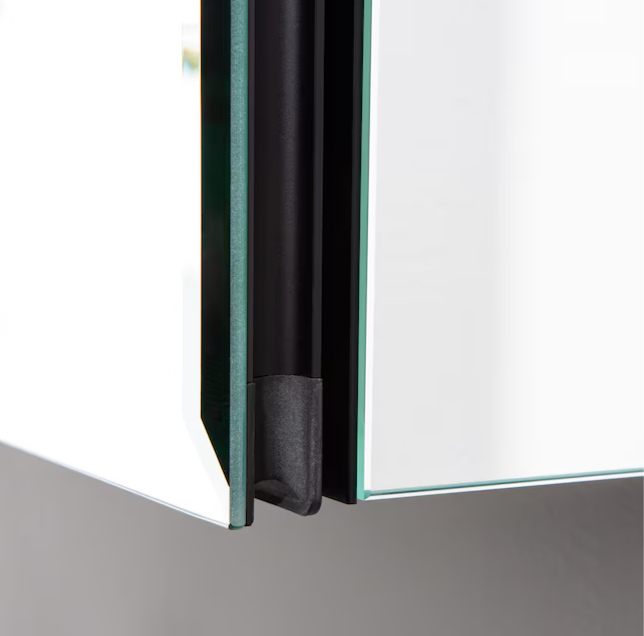 20-in x 26-in Surface/Recessed Mount Polished Mirrored Soft Close Medicine Cabinet