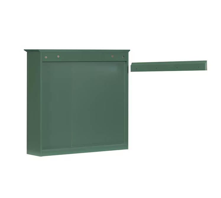 30-in x 28-in Surface Mount Green Mirrored Soft Close Medicine Cabinet