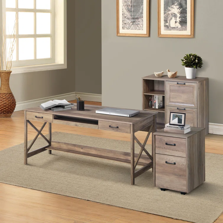 3 Writing Desk Office Set