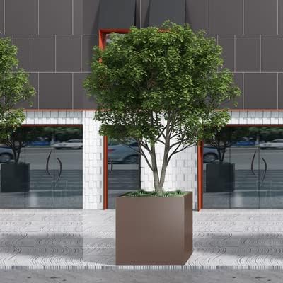 Outdoor Stainless Steel Tree Pot Flower Box Flower Trough Flower Stand