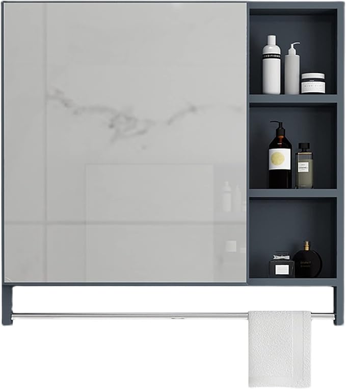 Wall Mount Bathroom Mirror Cabinet Medicine Cabinet Hanging Cabinet with Mirror Door