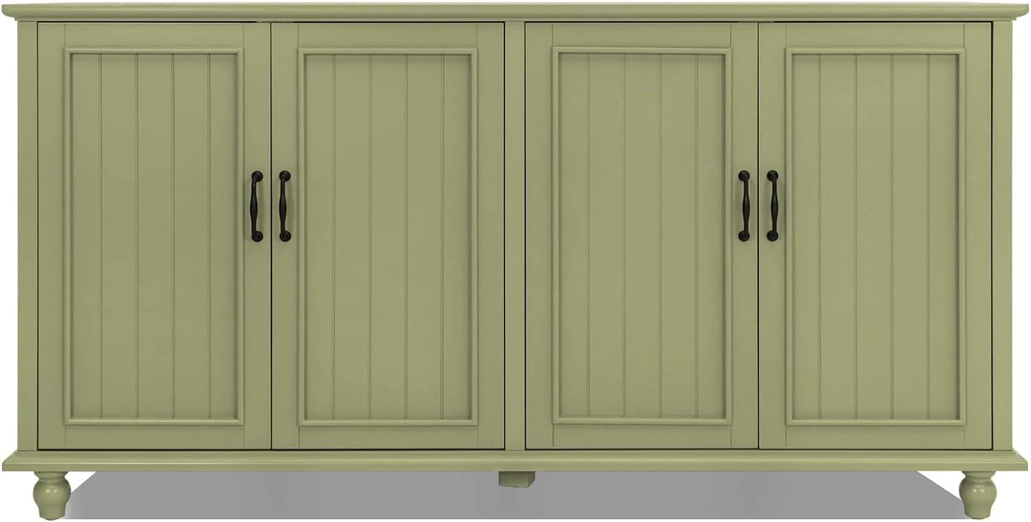 Buffet Cabinet with Storage Sideboard, 62'' Coffee Bar Cabinet