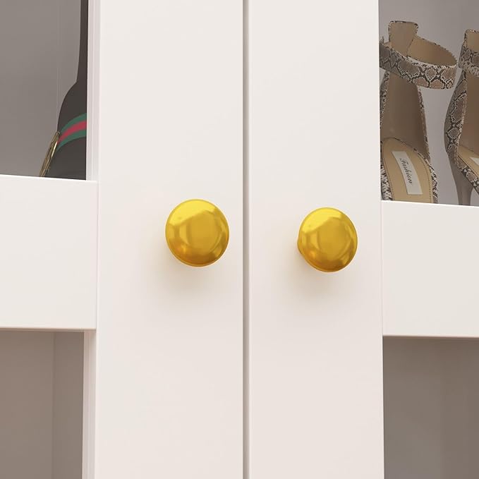 Glass Cabinet Display Cabinet with 6-Tier Shelves