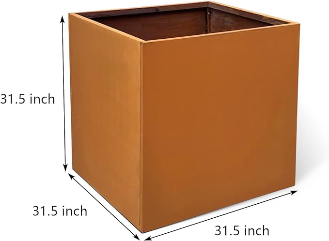 Corten Steel Planter Box Metal Outdoor Planter