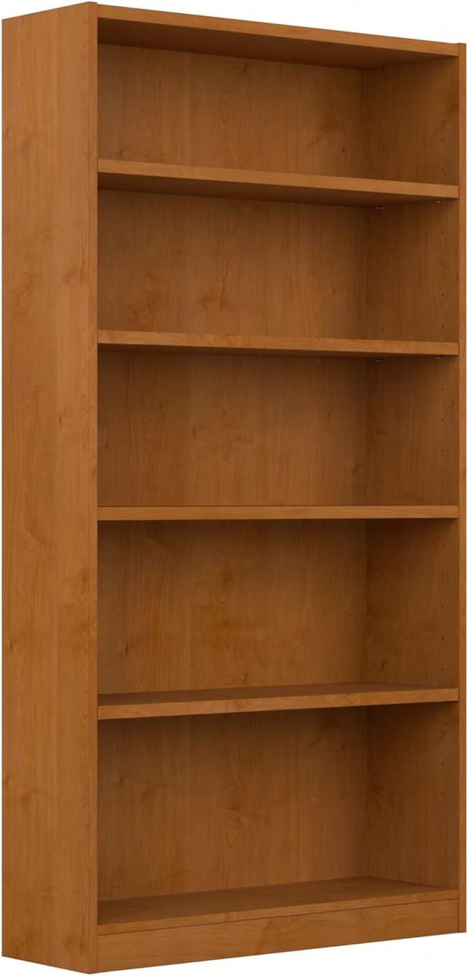Tall 5 Shelf Bookcase in Natural Cherry