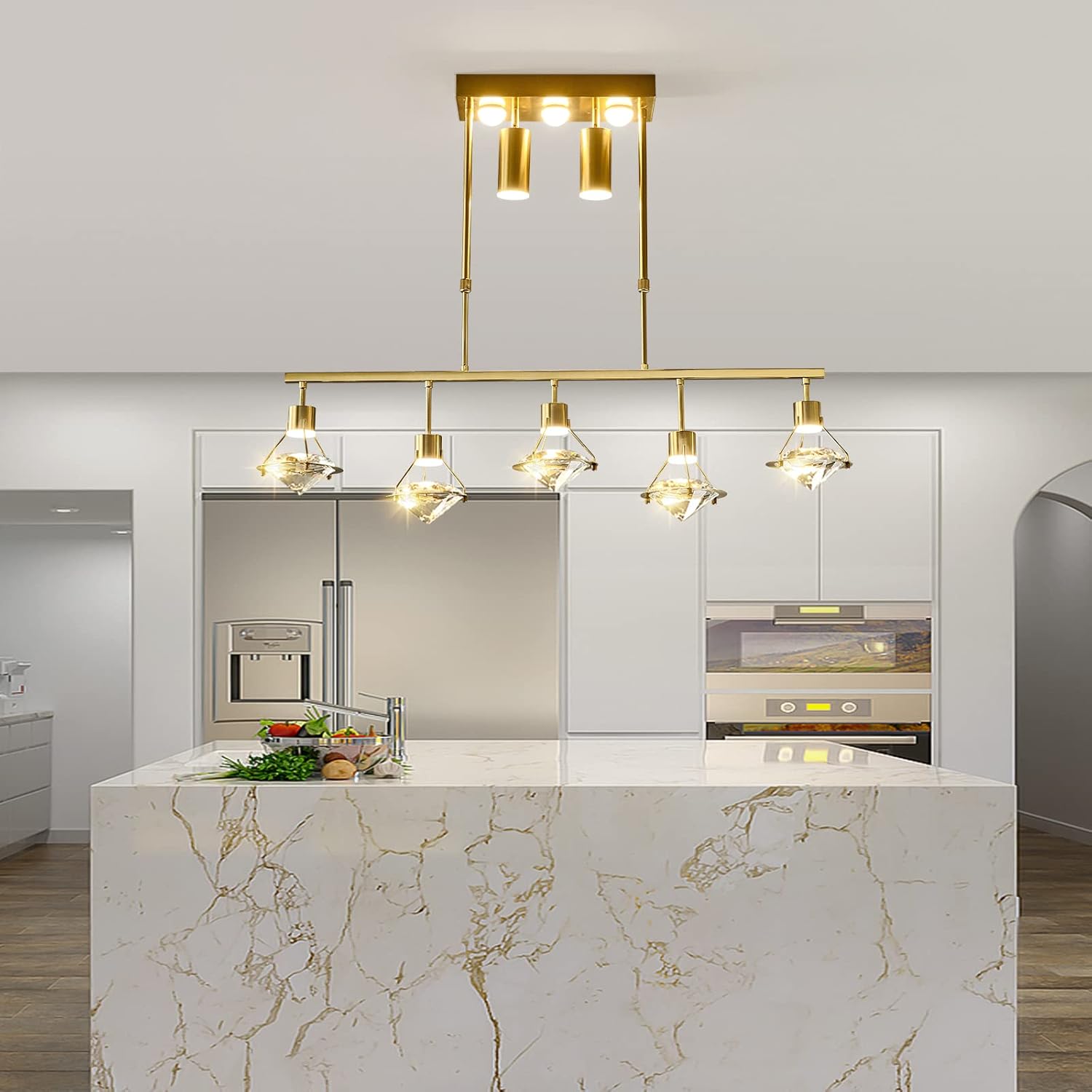 Dimmable Pendant Light with Remote