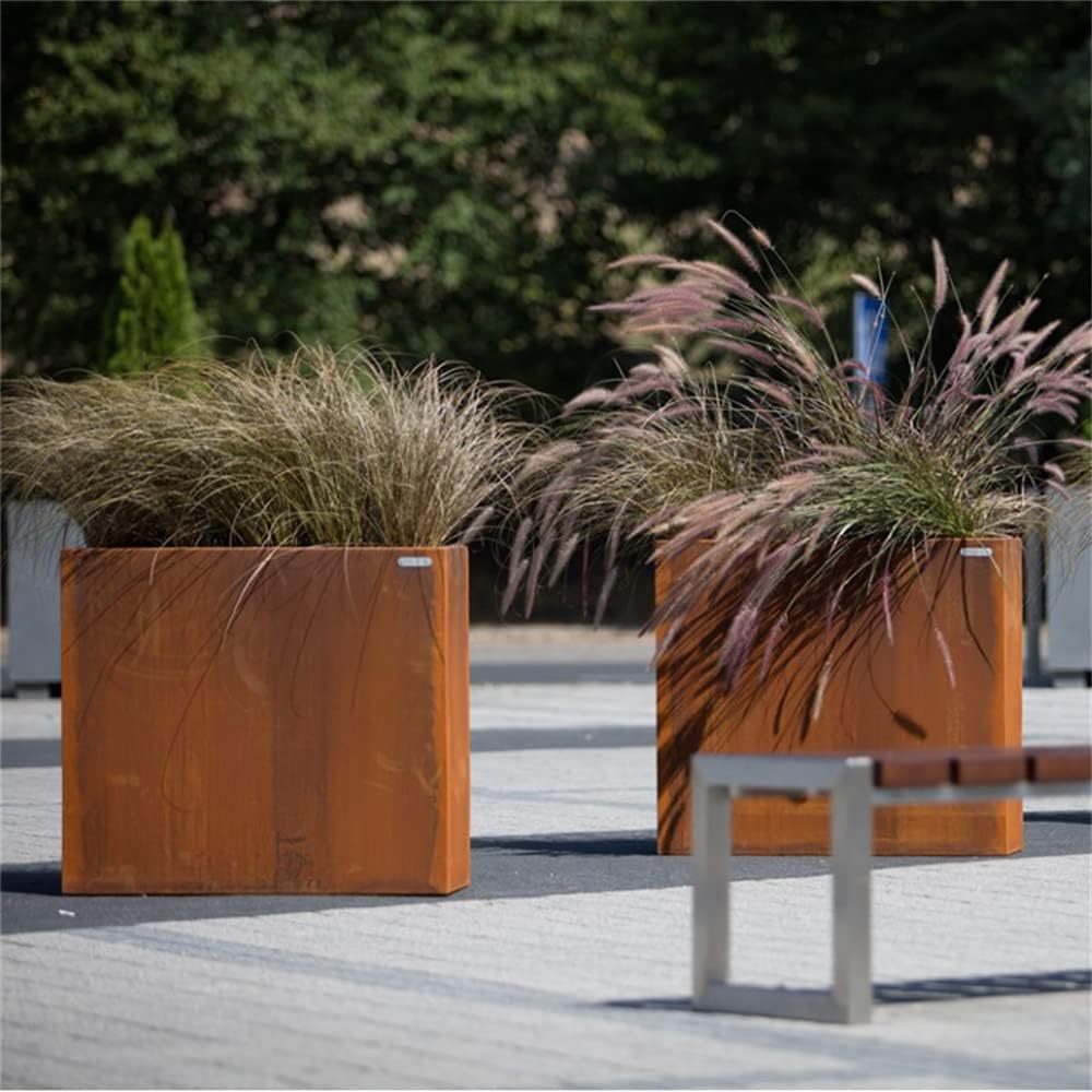 Corten Steel Planter Box Metal Outdoor Planter