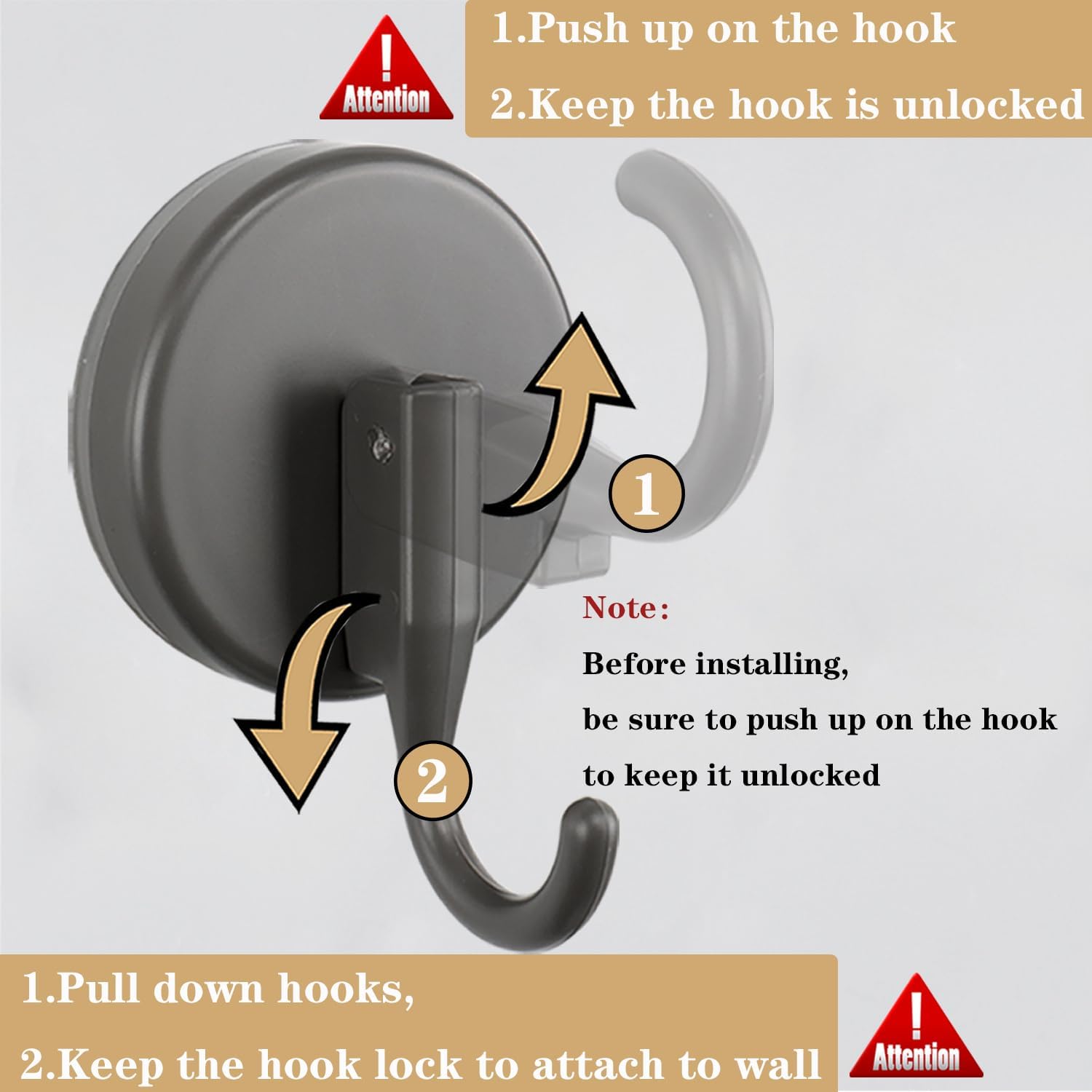 Suction Cup Hook for Shower, 5 Pack Heavy Duty Shower Hook Removable Suction Cup Hanger for Wall/Window/Glass/Mirror/Tile, Hang up to 18LB Waterproof Robe and Towel Hook for Bathroom(White)