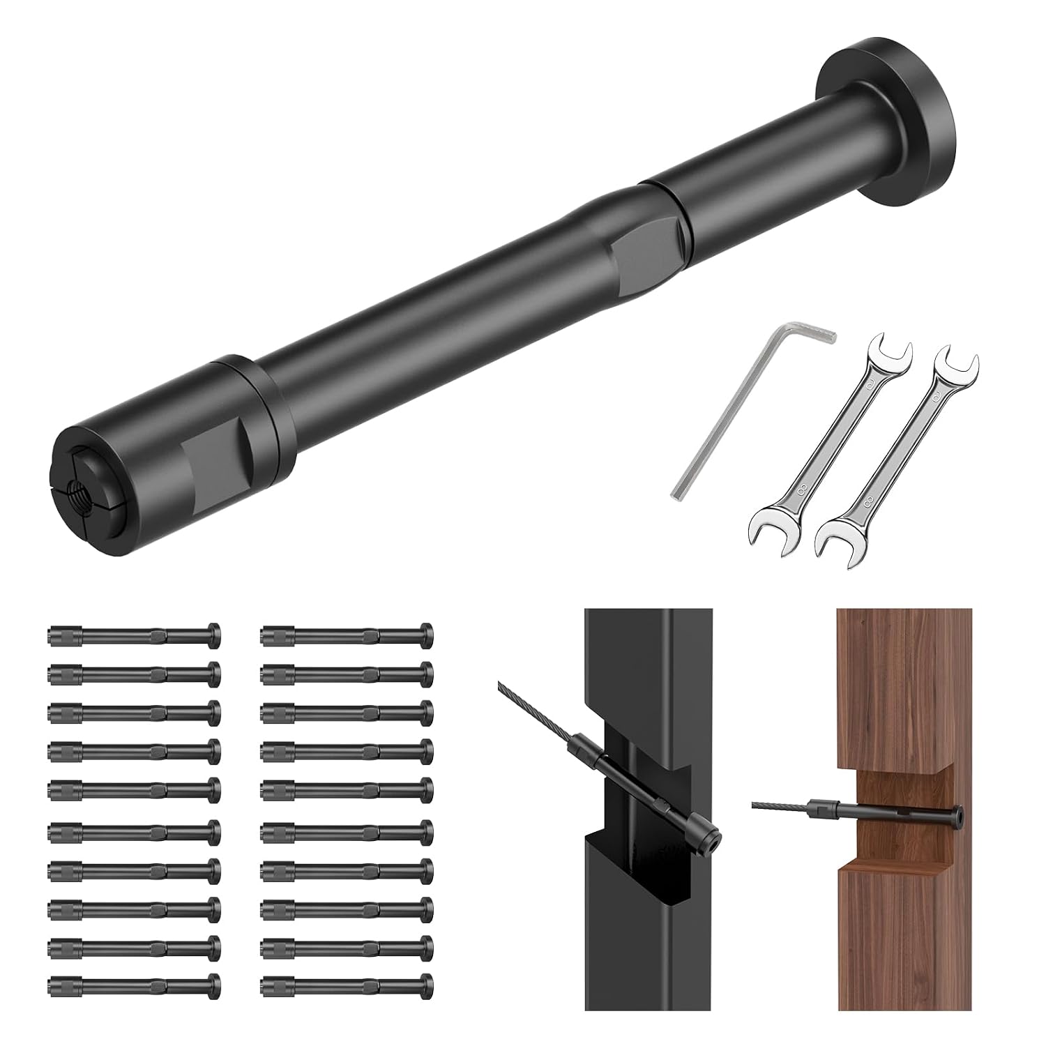 20Pack 1/8" Swageless Cable Railing Tensioner T316 Stainless Steel