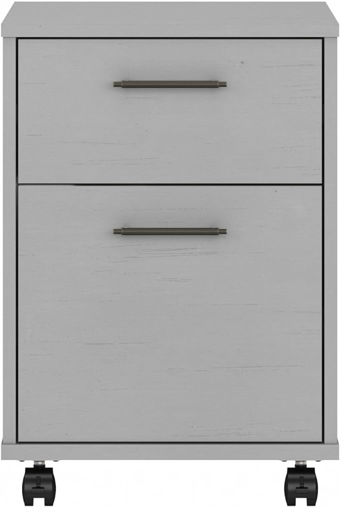 2 Drawer Rolling File Cabinet in Cape Cod Gray, Mobile Organization