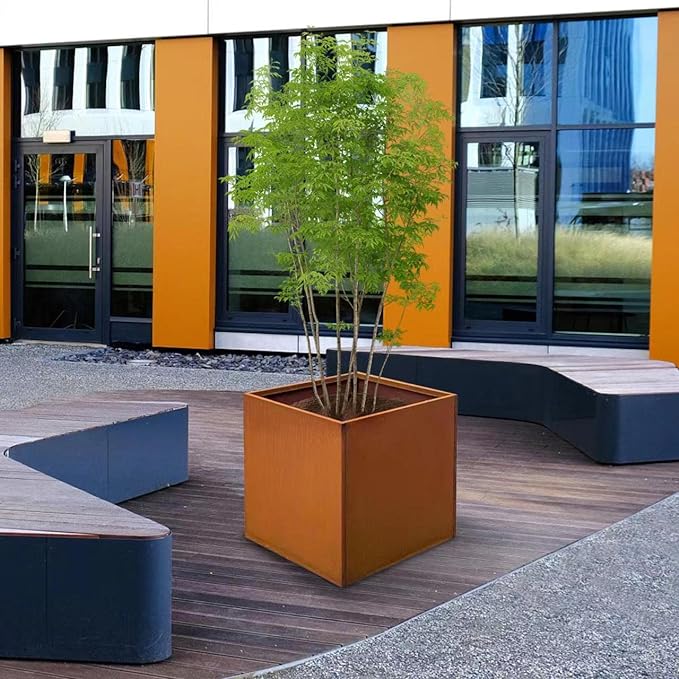Corten Steel Planter Box Metal Outdoor Planter