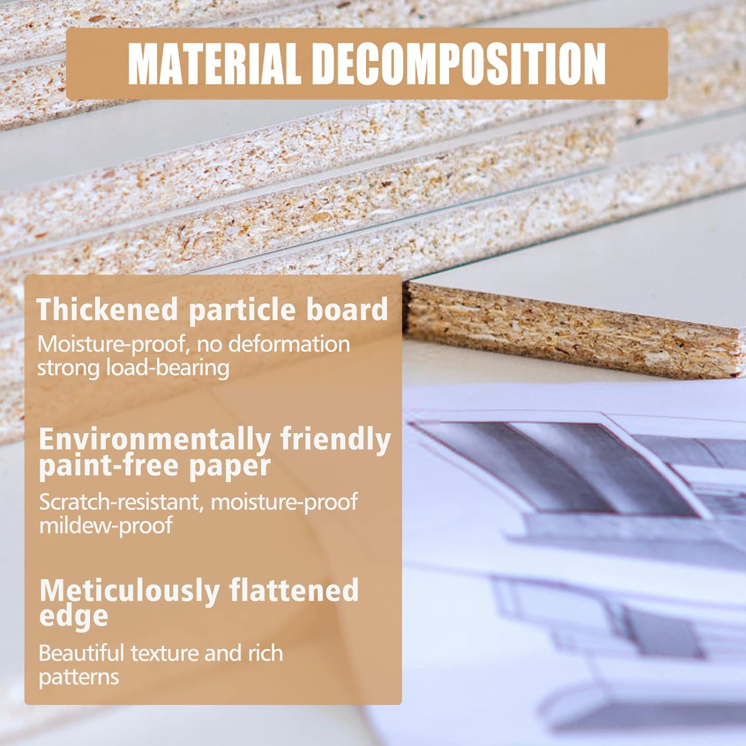 Shoe Cabinet with 3 Flip Drawers, Walnut Brown Freestanding Storage Racks