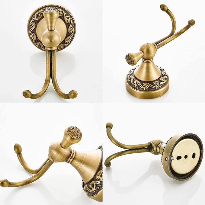 Antique Bronze Bathroom Hardware Set,Adjustable Towel Rack