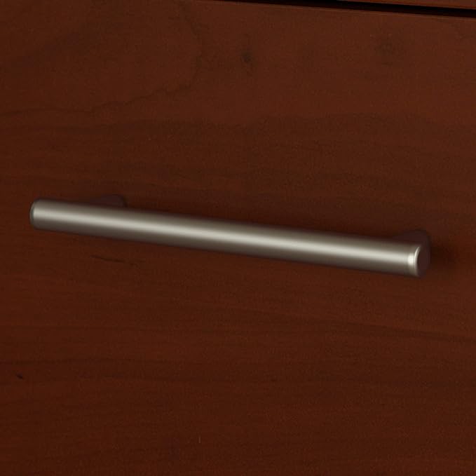 60W L Shaped Desk with Hutch and 5 Shelf Bookcase