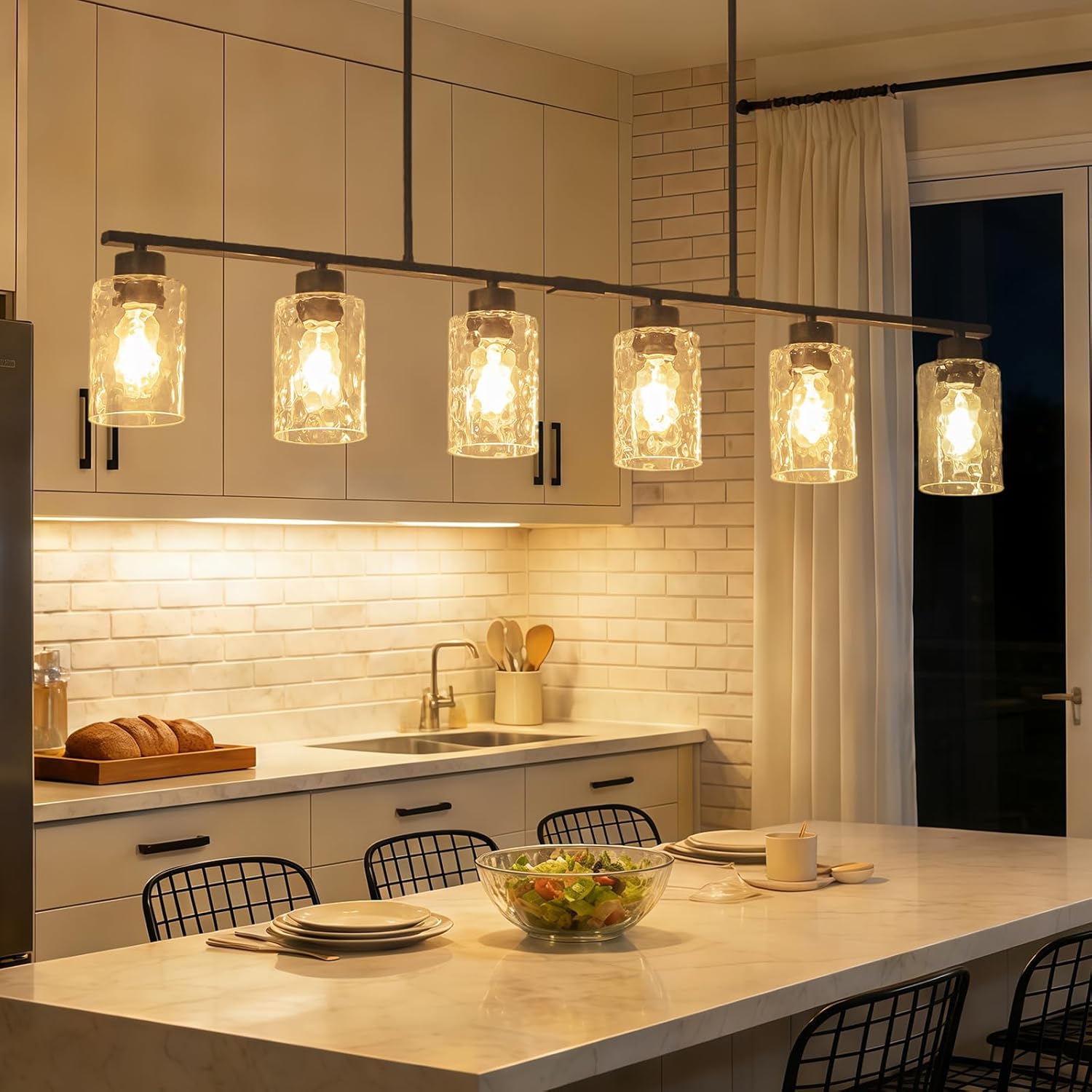 45" Wide Dining Room Light Fixture Chandelier Over Table