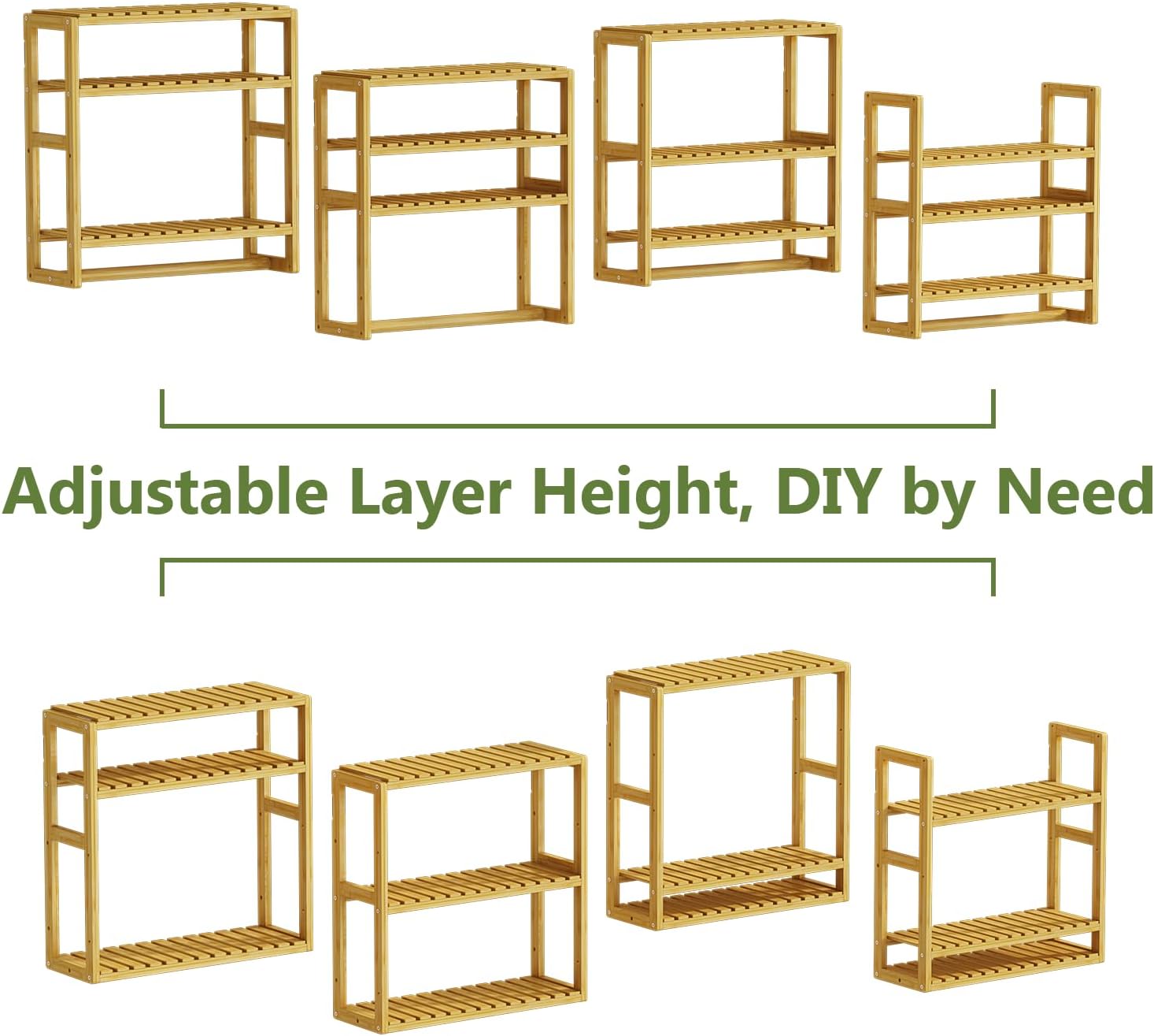 Over The Toilet Storage Bathroom Storage Shelves Organizer Adjustable 3 Tiers Floating Shelves