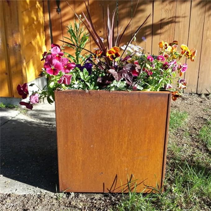 Corten Steel Planter Box Metal Outdoor Planter