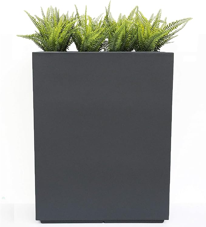 23.5"L x 12"W x 30.25"H - Fiberglass Planter Box