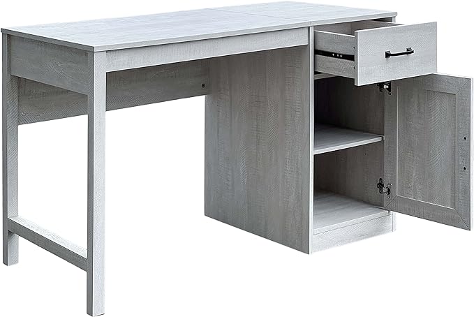 47’’ Writing Computer Cabinet Storage Office Desk