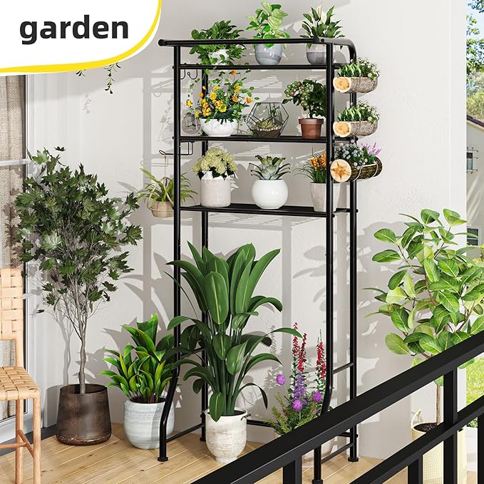 3 Tier Over The Toilet Rack, Shelf Bathroom, Bathroom Stand Organizer Space Saver, Black