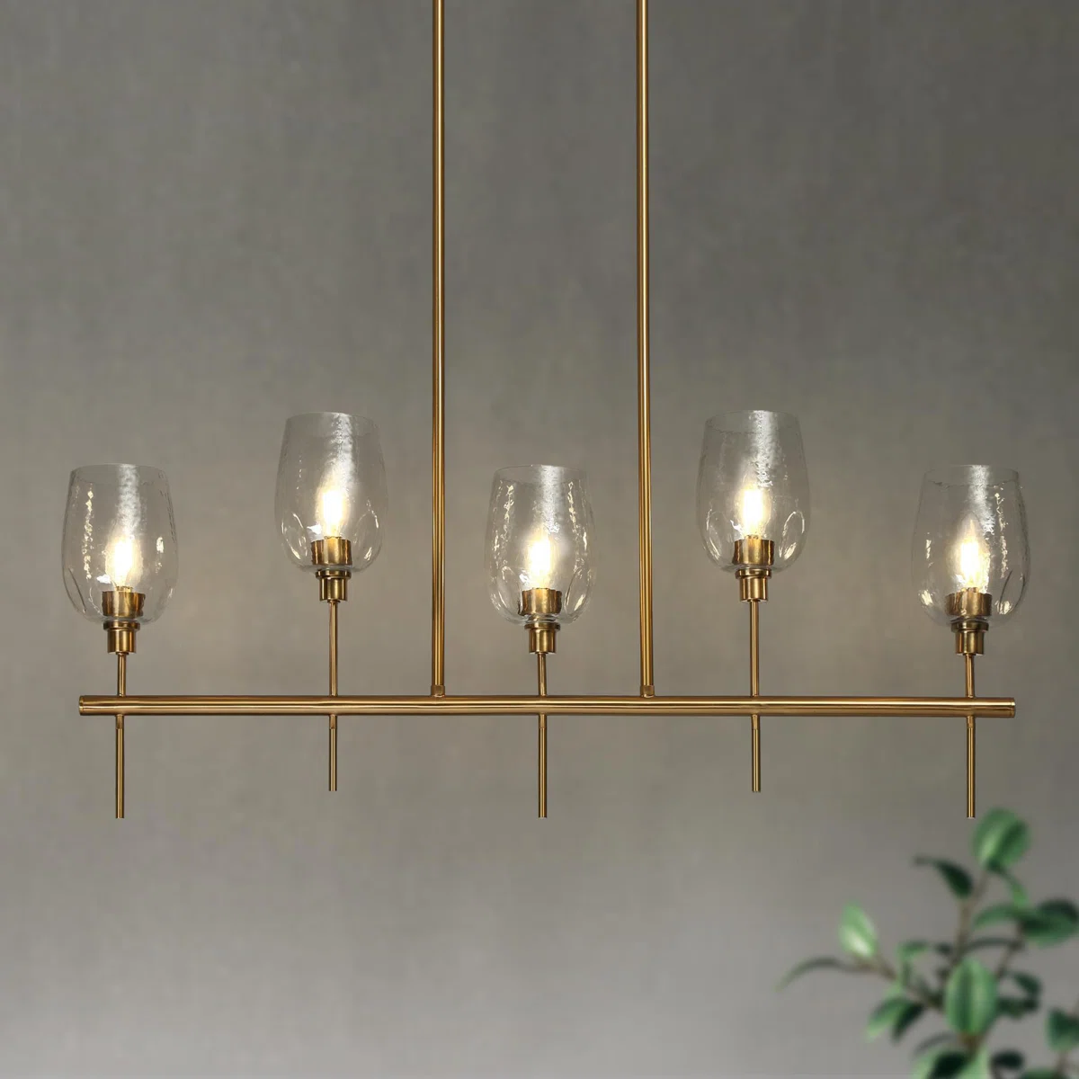  5 - Light Dimmable Kitchen Island Pendant Light