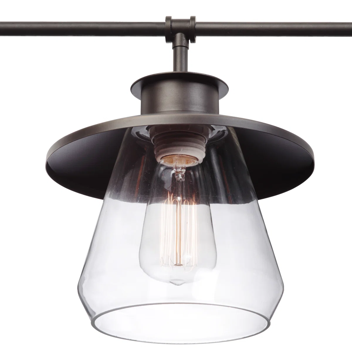 4 - Light Matte Black Kitchen Island Pendant