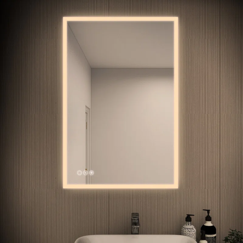 LED Mirror for Bathroom, Lighted, Anti Fog Led Vanity Mirror, Shatterproof