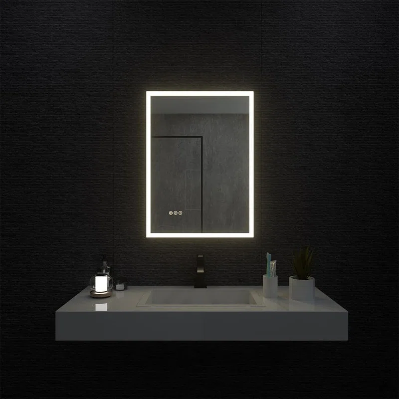 LED Mirror for Bathroom, Lighted, Anti Fog Led Vanity Mirror, Shatterproof