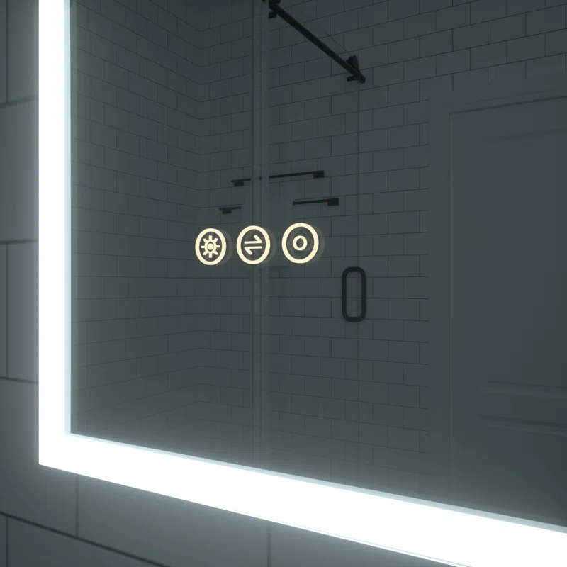 LED Mirror for Bathroom, Lighted, Anti Fog Led Vanity Mirror, Shatterproof