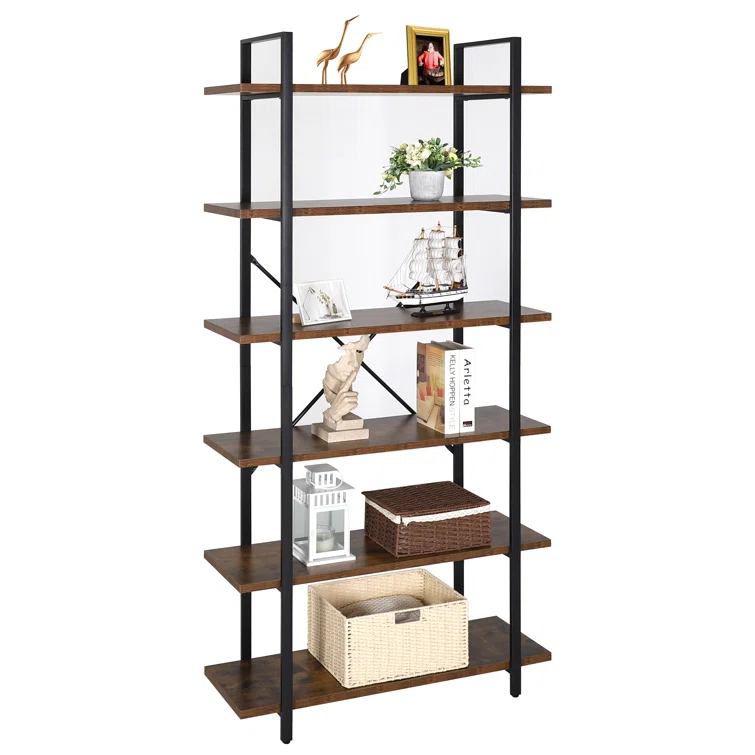 53.5'' Desk with Bookshelf