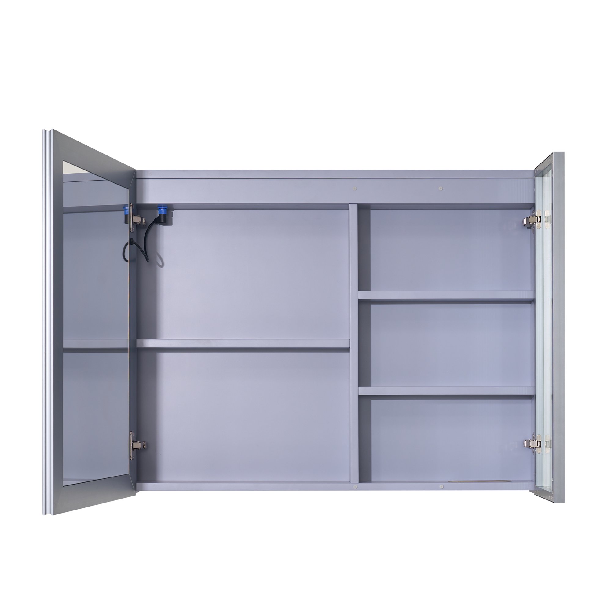 36 X 28 Inch LED Lighted Bathroom Medicine Cabinet with Mirror, Bathroom Vanity Mirror Cabinet