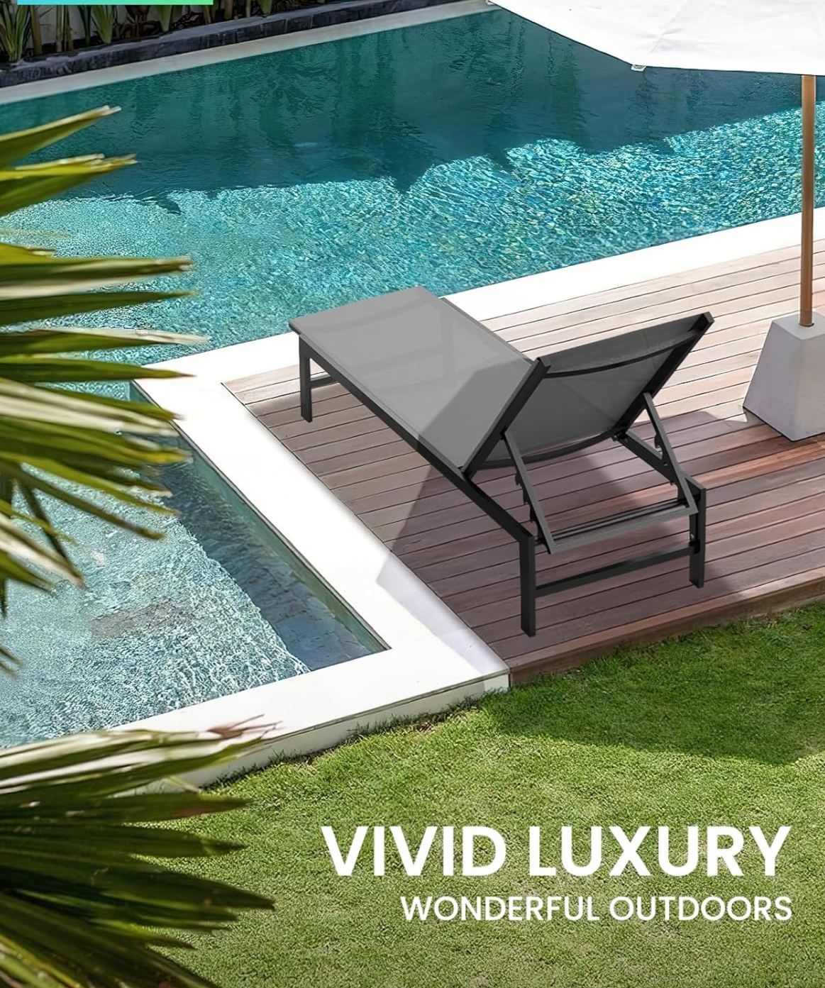 Outdoor Lounge Chair for Pool,