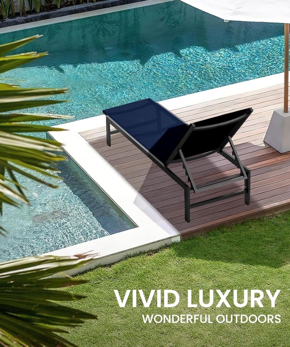 Outdoor Lounge Chair for Pool,