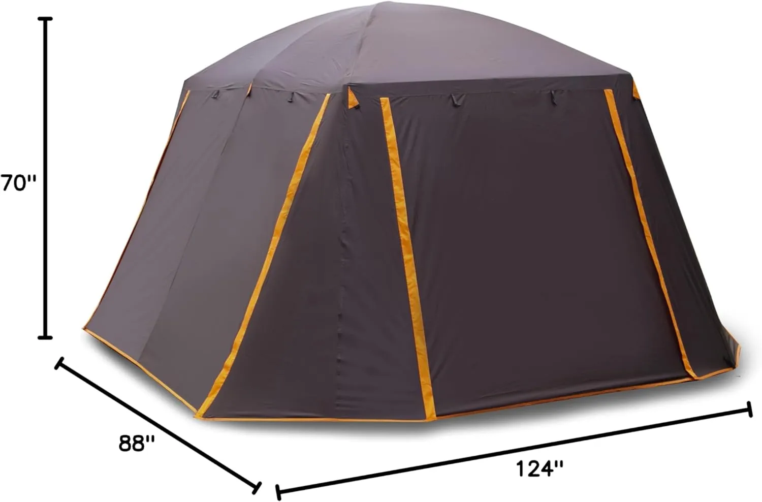 Large Tent 14 Person, Family Cabin Tents, Straight Wall, 3 Doors and 3 Windows with Mesh, Waterproof, Big Tent