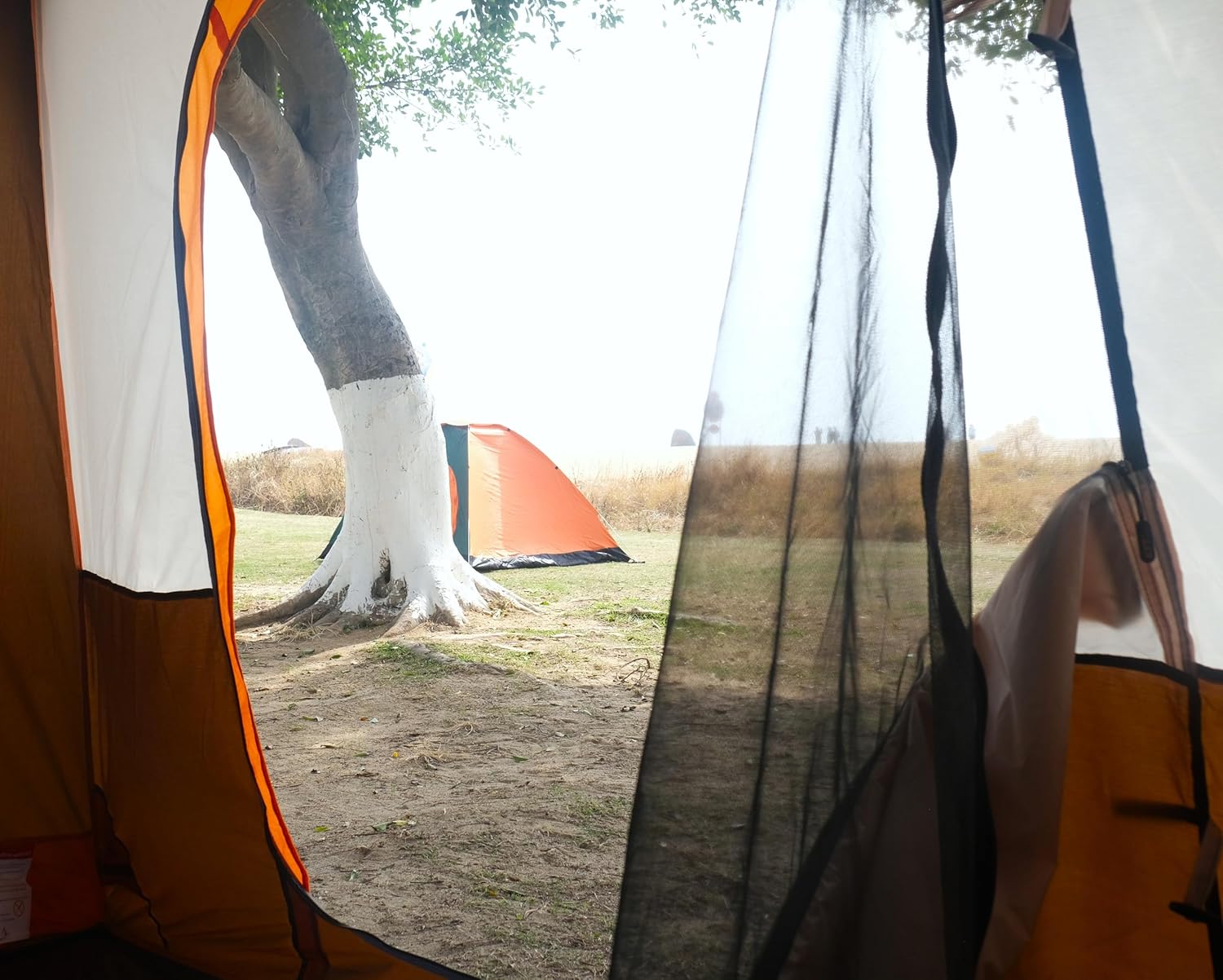 Large Tent 8-10-12-14 Person, Straight Wall, 3 Doors and 3 Windows with Mesh, Waterproof, Big Tent