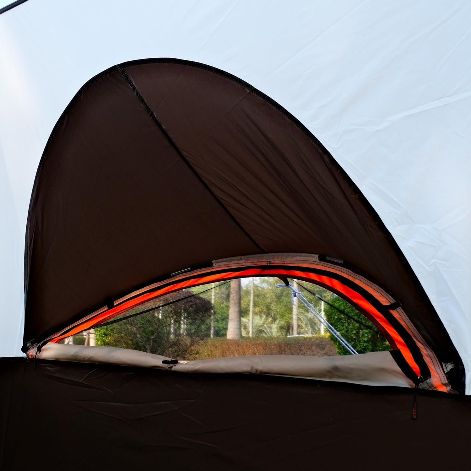 Extra Large Tent 12 Person(Style-B), Family Cabin Tents, 2 Rooms, 3 Doors and 3 Windows with Mesh, Straight Wall, Waterproof, Double Layer, Big Tent