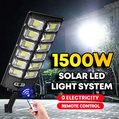 ⏰Last Day Promotion 50% OFF - 1500W Solar Led Light System(Buy 3 Free Shipping)