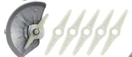 5 x Plastic Blades