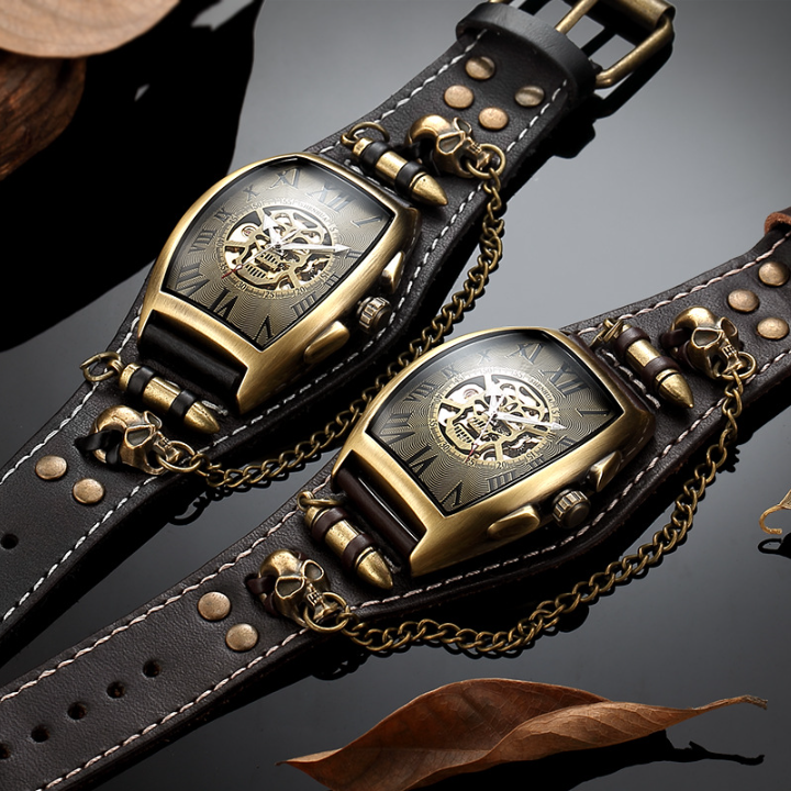 Last Day Promotion 40% OFF🔥Steampunk Automatic Mechanical Watch Skele