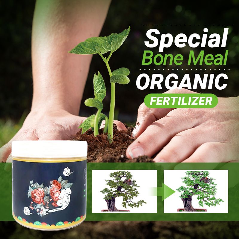 Specjalny nawóz organiczny z mączką kostną - wspomaga wzrost kwiatów i owoców